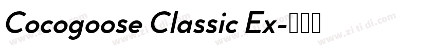 Cocogoose Classic Ex字体转换